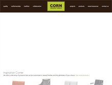 Tablet Screenshot of cornupholstery.com